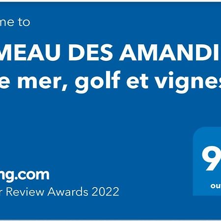 Hameau Des Amandiers - Vue Mer, Golf Et Vignes Apartamento Saint-Cyr-sur-Mer Exterior foto