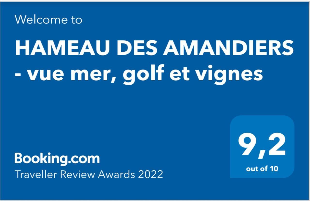 Hameau Des Amandiers - Vue Mer, Golf Et Vignes Apartamento Saint-Cyr-sur-Mer Exterior foto