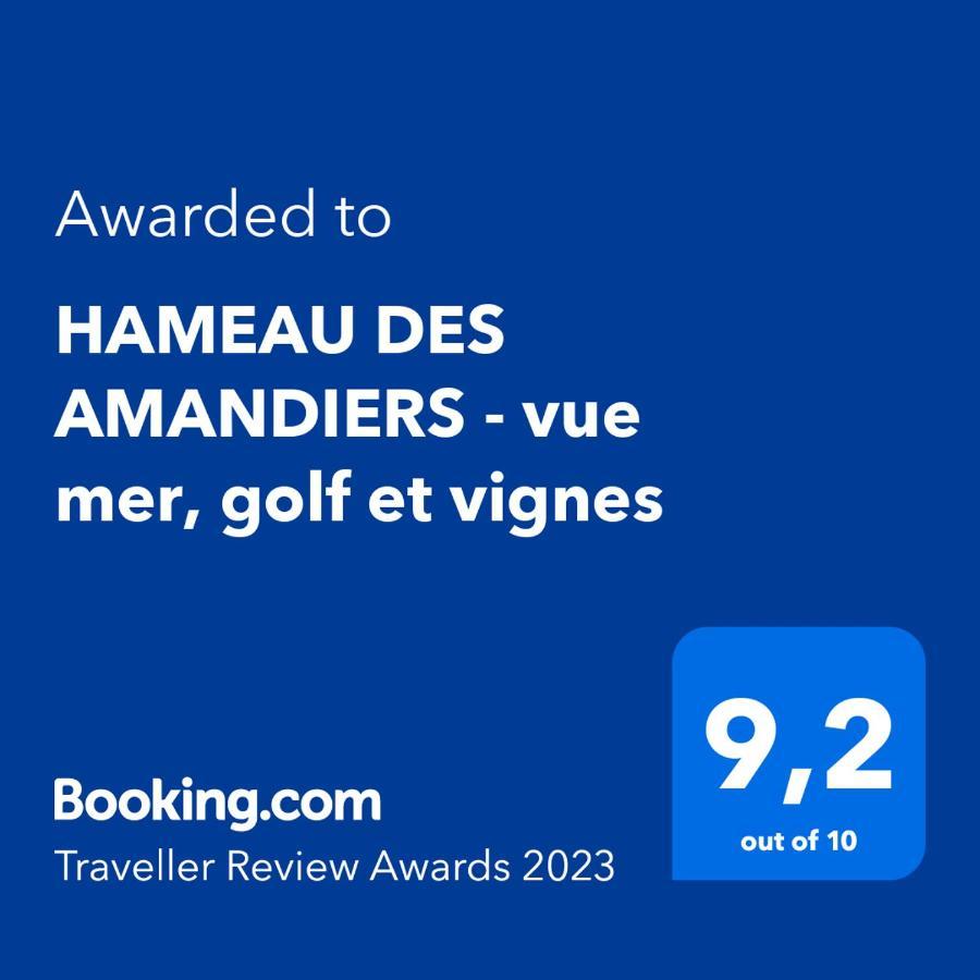 Hameau Des Amandiers - Vue Mer, Golf Et Vignes Apartamento Saint-Cyr-sur-Mer Exterior foto